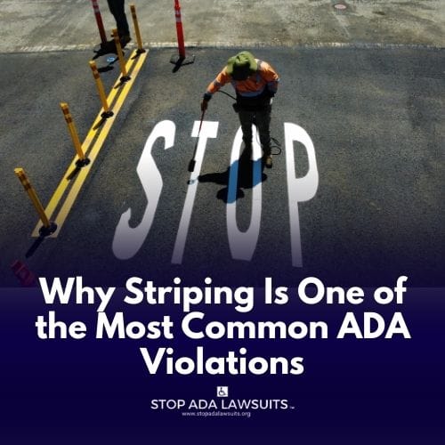 Why Striping Is One of the Most Common ADA Violations